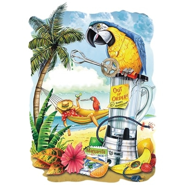 T-Shirt -kurzarm - parrot beach